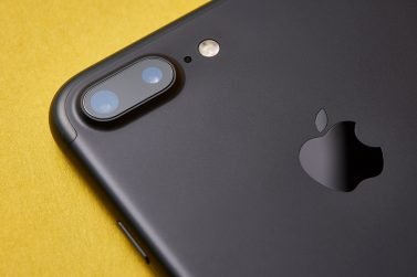 image of an iphone 7 plus smartphone camera lens